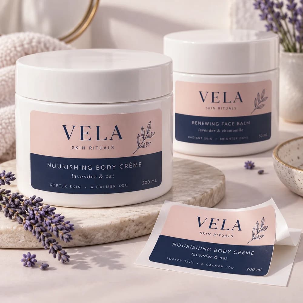 Etiquetas para cosméticos