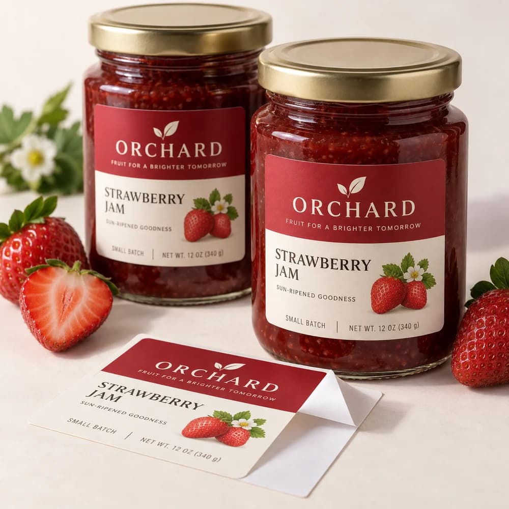 Etiquetas para frascos de mermelada