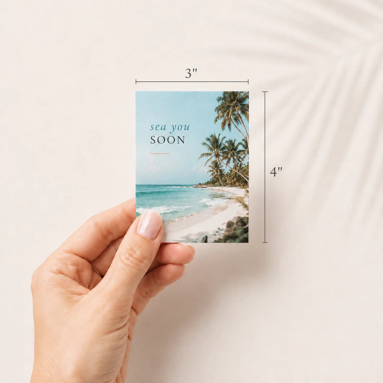 3 by 4 inch custom postcard