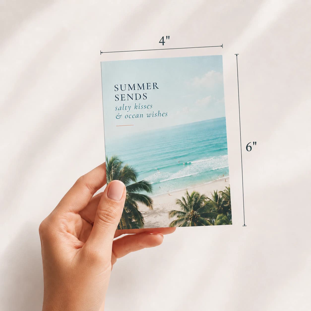 4 by 6 inch custom postcard