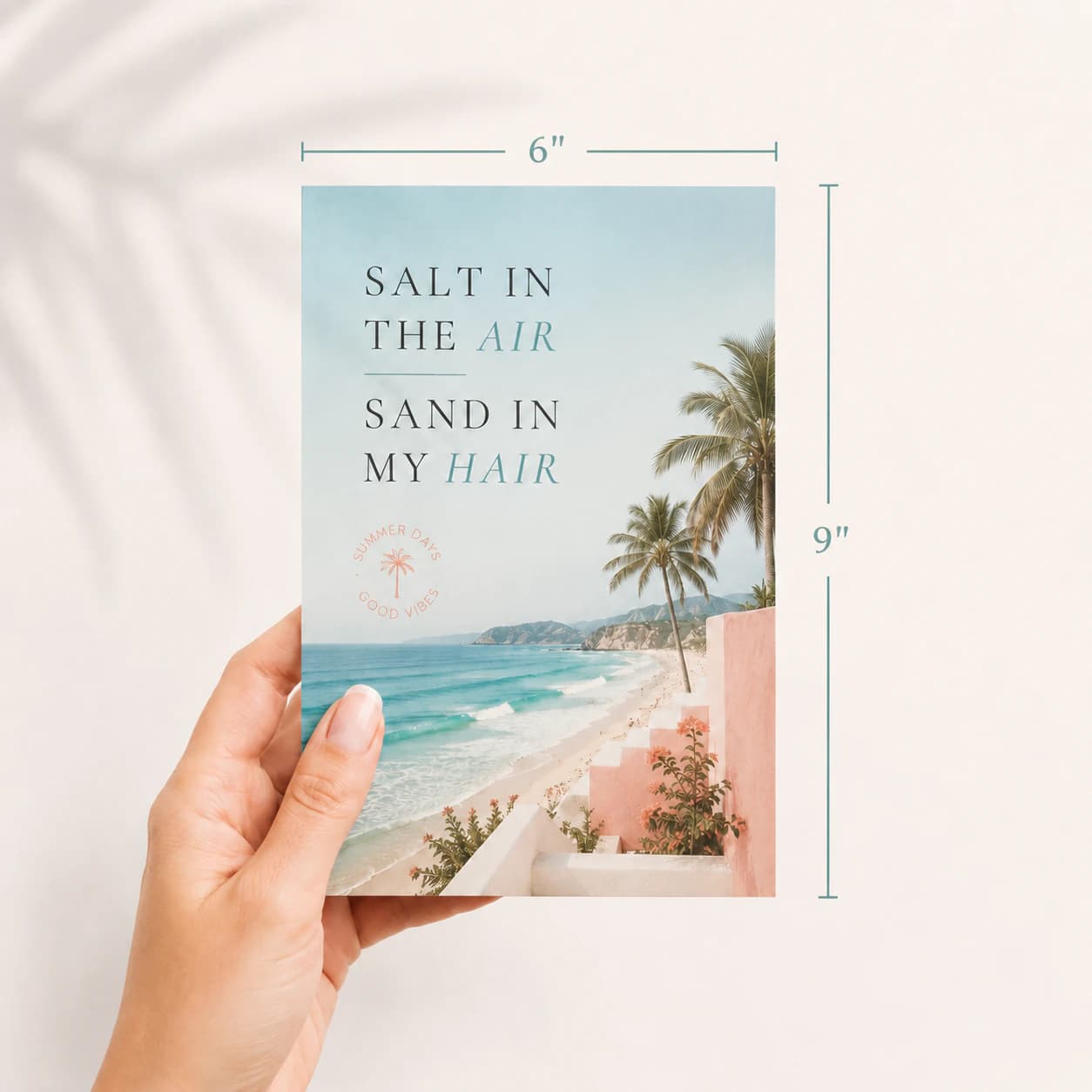 6 by 9 inch custom postcard