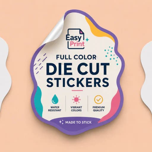 Vista previa de un sticker die-cut